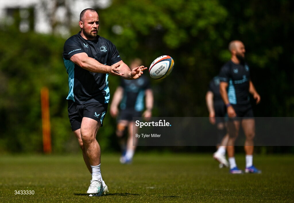 20 April 2026; / during a Leinster Rugby squad training session at Rosemount in UCD, Dublin. Photo by Tyler Miller/Sportsfile
