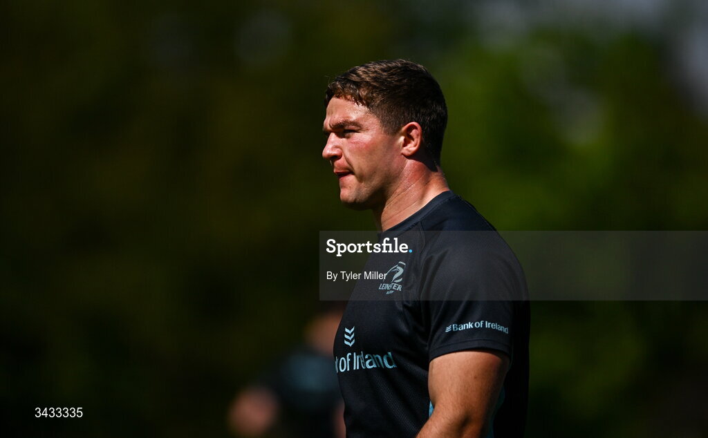 20 April 2026; Scott Penny of Leinster during a Leinster Rugby squad training session at Rosemount in UCD, Dublin. Photo by Tyler Miller/Sportsfile