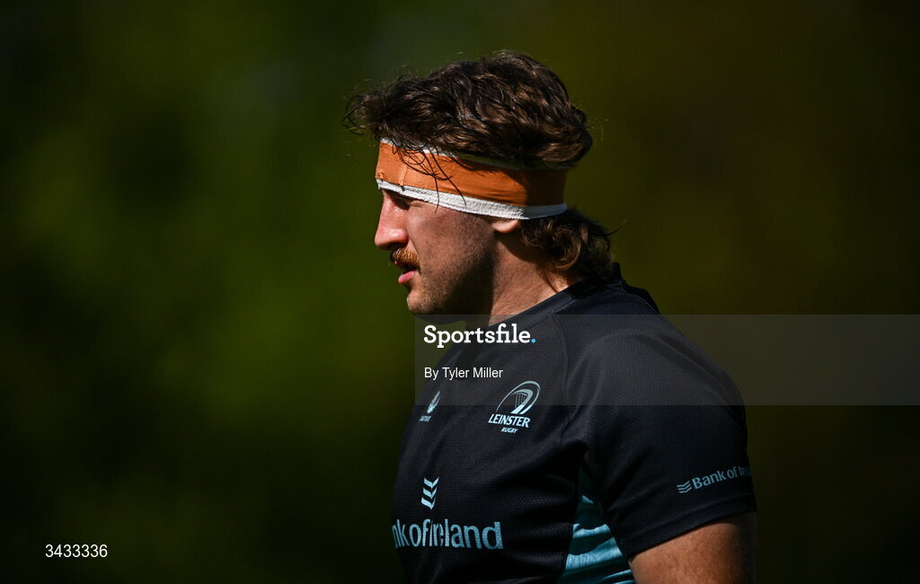 20 April 2026; John McKee during a Leinster Rugby squad training session at Rosemount in UCD, Dublin. Photo by Tyler Miller/Sportsfile