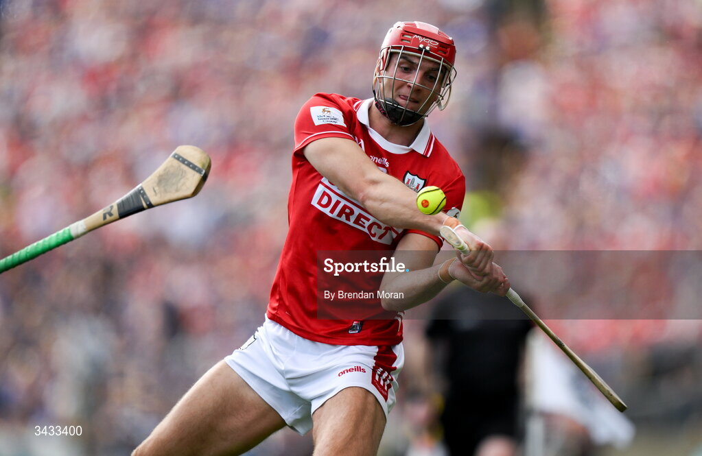 19 April 2026; Brian Hayes of Cork during the Munster GAA Senior Hurling Championship Round 1 match between Tipperary and Cork at FBD Semple Stadium in Thurles, Tipperary. Photo by Brendan Moran/Sportsfile