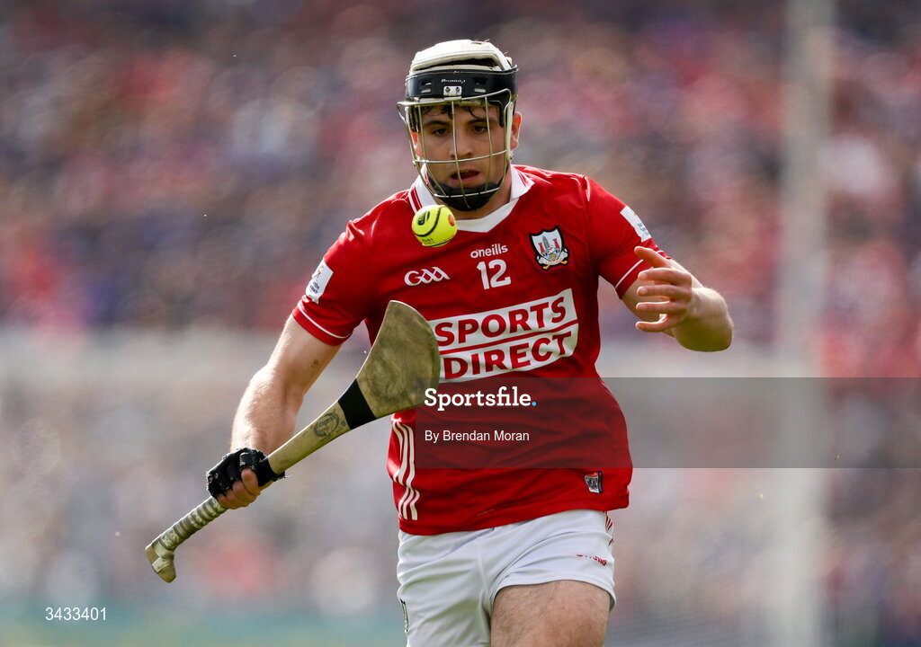 19 April 2026; Barry Walsh of Cork during the Munster GAA Senior Hurling Championship Round 1 match between Tipperary and Cork at FBD Semple Stadium in Thurles, Tipperary. Photo by Brendan Moran/Sportsfile