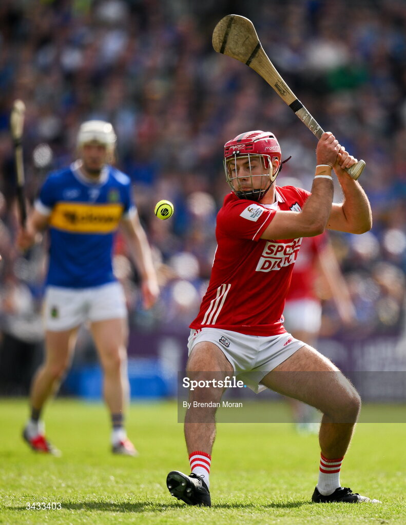 19 April 2026; William Buckley of Cork during the Munster GAA Senior Hurling Championship Round 1 match between Tipperary and Cork at FBD Semple Stadium in Thurles, Tipperary. Photo by Brendan Moran/Sportsfile