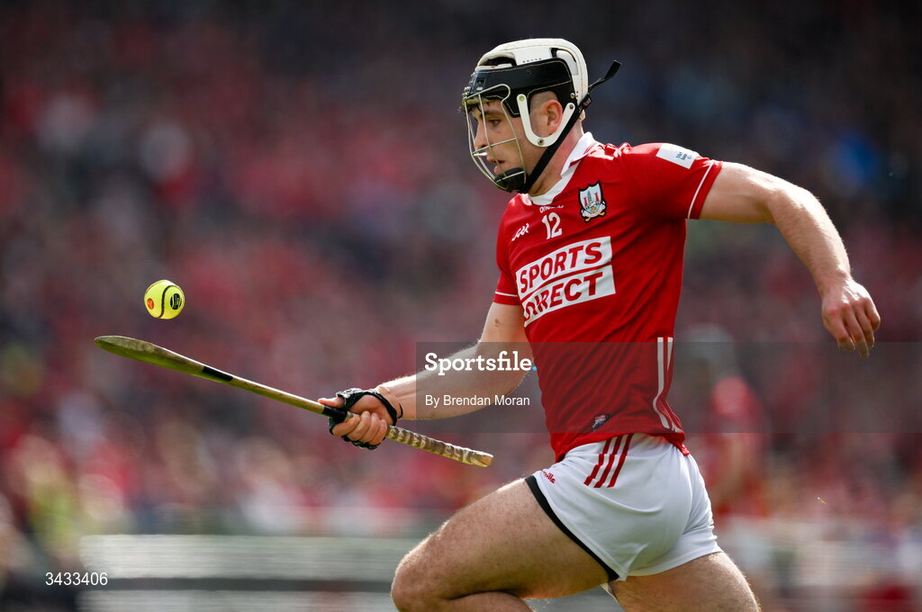 19 April 2026; Barry Walsh of Cork during the Munster GAA Senior Hurling Championship Round 1 match between Tipperary and Cork at FBD Semple Stadium in Thurles, Tipperary. Photo by Brendan Moran/Sportsfile