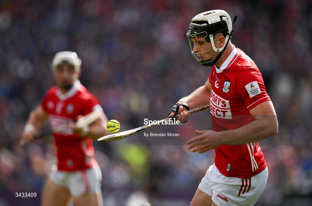 19 April 2026; Barry Walsh of Cork during the Munster GAA Senior Hurling Championship Round 1 match between Tipperary and Cork at FBD Semple Stadium in Thurles, Tipperary. Photo by Brendan Moran/Sportsfile