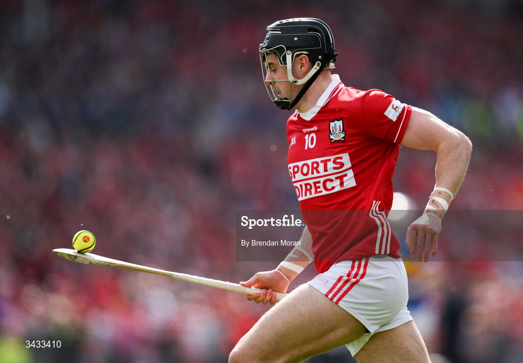 19 April 2026; Darragh Fitzgibbon of Cork during the Munster GAA Senior Hurling Championship Round 1 match between Tipperary and Cork at FBD Semple Stadium in Thurles, Tipperary. Photo by Brendan Moran/Sportsfile