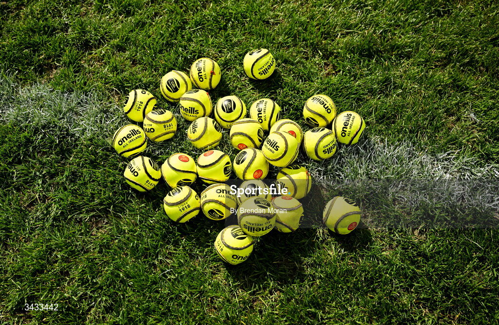 19 April 2026; Sliotars before the Munster GAA Senior Hurling Championship Round 1 match between Tipperary and Cork at FBD Semple Stadium in Thurles, Tipperary. Photo by Brendan Moran/Sportsfile