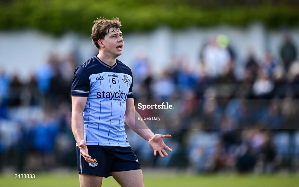 19 April 2026; Charlie McMorrow of Dublin during the Leinster GAA Football Senior Championship quarter-final match between Wicklow and Dublin at Echelon Park in Aughrim in Wicklow. Photo by Seb Daly/Sportsfile