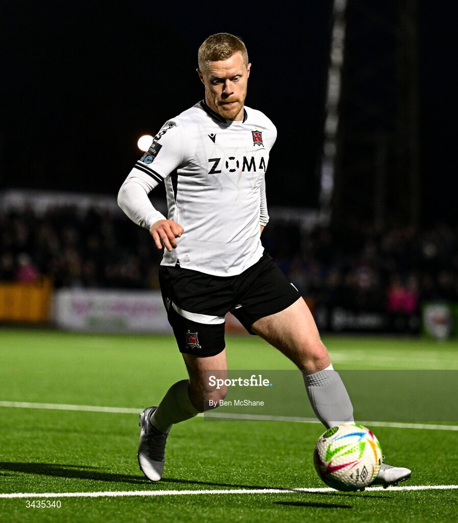 17 April 2026; Daryl Horgan of Dundalk during the SSE Airtricity Men's Premier Division match between Dundalk and Galway United at Oriel Park in Dundalk, Louth. Photo by Ben McShane/Sportsfile