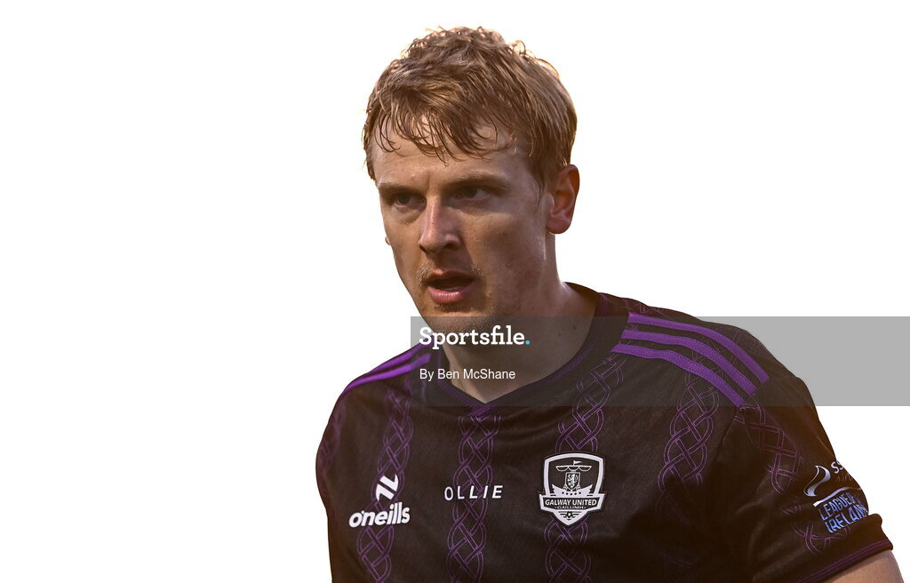 17 April 2026; Kris Twardek of Galway United during the SSE Airtricity Men's Premier Division match between Dundalk and Galway United at Oriel Park in Dundalk, Louth. Photo by Ben McShane/Sportsfile