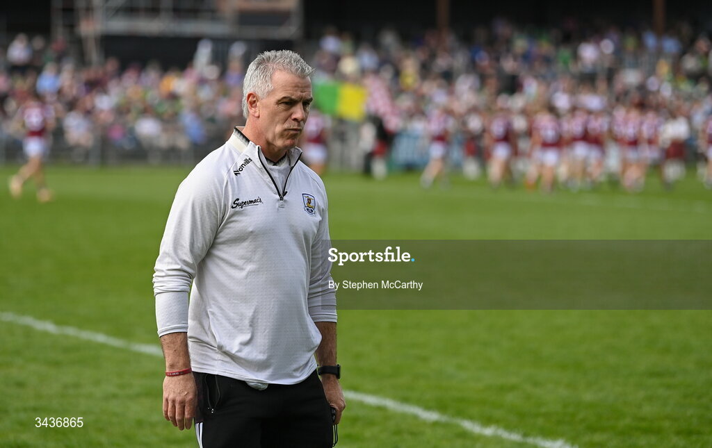 25 April 2026; Galway manager Pádraic Joyce before the Connacht GAA Football Senior Championship semi-final match between Leitrim and Galway at Heartland Credit Union Páirc Seán Mac Diarmada in Carrick-on-Shannon, Leitrim. Photo by Stephen McCarthy/Sportsfile