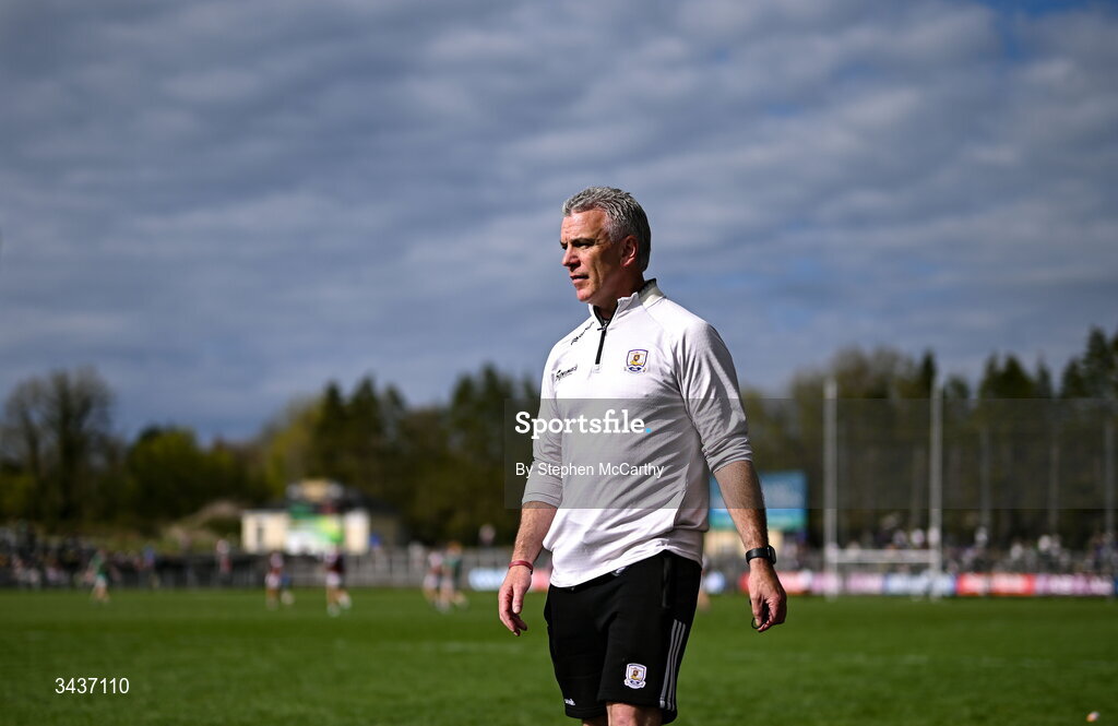 25 April 2026; Galway manager Pádraic Joyce during the Connacht GAA Football Senior Championship semi-final match between Leitrim and Galway at Heartland Credit Union Páirc Seán Mac Diarmada in Carrick-on-Shannon, Leitrim. Photo by Stephen McCarthy/Sportsfile