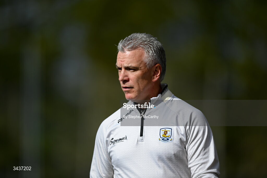 25 April 2026; Galway manager Pádraic Joyce during the Connacht GAA Football Senior Championship semi-final match between Leitrim and Galway at Heartland Credit Union Páirc Seán Mac Diarmada in Carrick-on-Shannon, Leitrim. Photo by Stephen McCarthy/Sportsfile