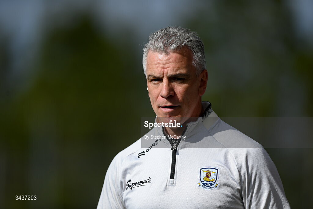 25 April 2026; Galway manager Pádraic Joyce during the Connacht GAA Football Senior Championship semi-final match between Leitrim and Galway at Heartland Credit Union Páirc Seán Mac Diarmada in Carrick-on-Shannon, Leitrim. Photo by Stephen McCarthy/Sportsfile