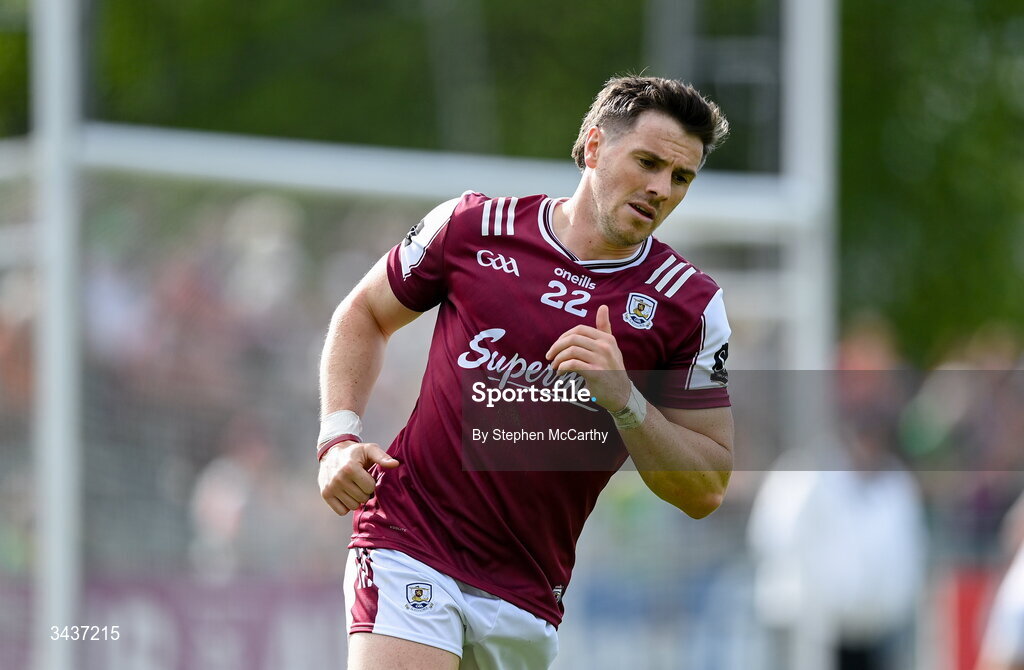 25 April 2026; Shane Walsh of Galway during the Connacht GAA Football Senior Championship semi-final match between Leitrim and Galway at Heartland Credit Union Páirc Seán Mac Diarmada in Carrick-on-Shannon, Leitrim. Photo by Stephen McCarthy/Sportsfile