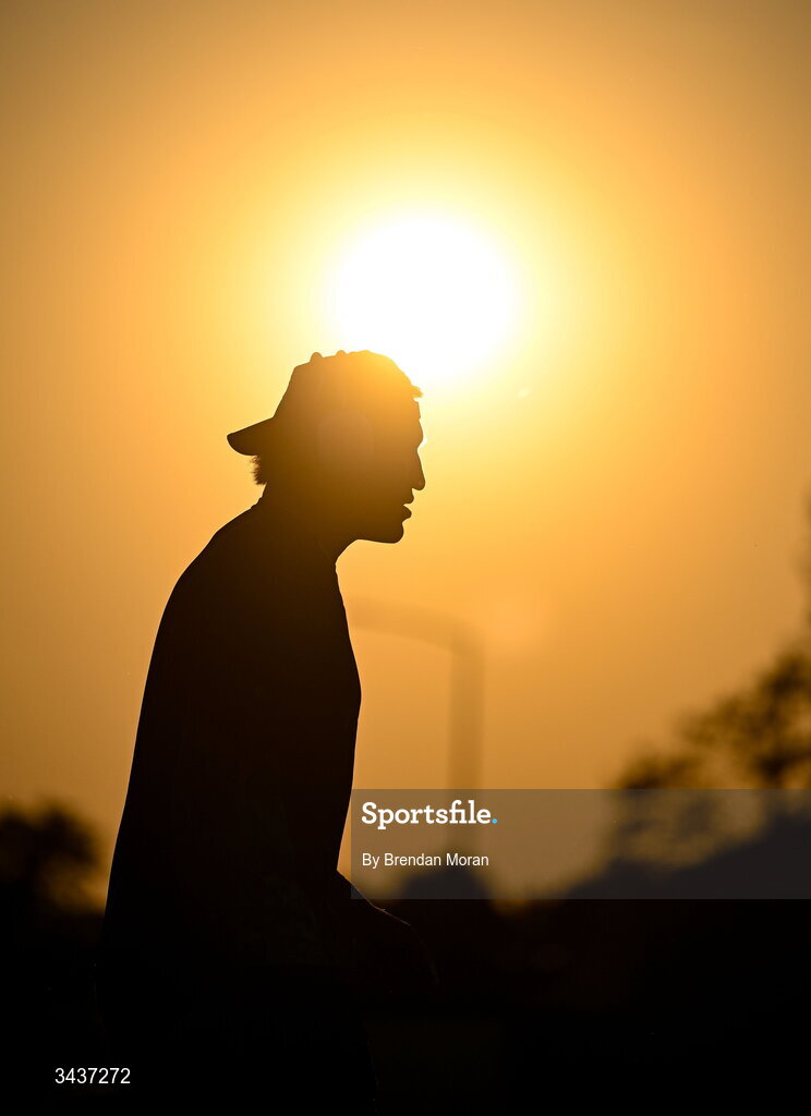 25 April 2026; Rieko Ioane of Leinster walks the pitch before the United Rugby Championship match between Benetton and Leinster at Stadio Monigo in Treviso, Italy. Photo by Brendan Moran/Sportsfile