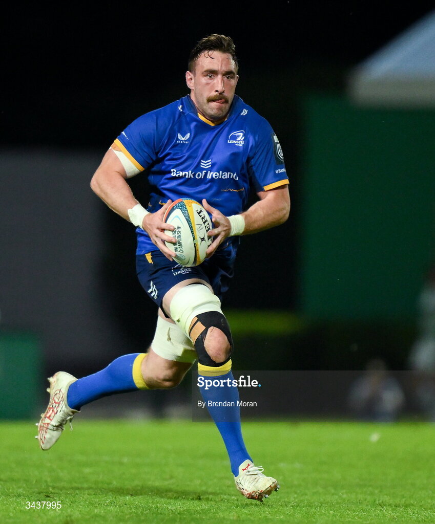 25 April 2026; Jack Conan of Leinster during the United Rugby Championship match between Benetton and Leinster at Stadio Monigo in Treviso, Italy. Photo by Brendan Moran/Sportsfile