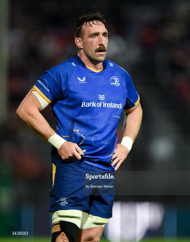 25 April 2026; Jack Conan of Leinster during the United Rugby Championship match between Benetton and Leinster at Stadio Monigo in Treviso, Italy. Photo by Brendan Moran/Sportsfile