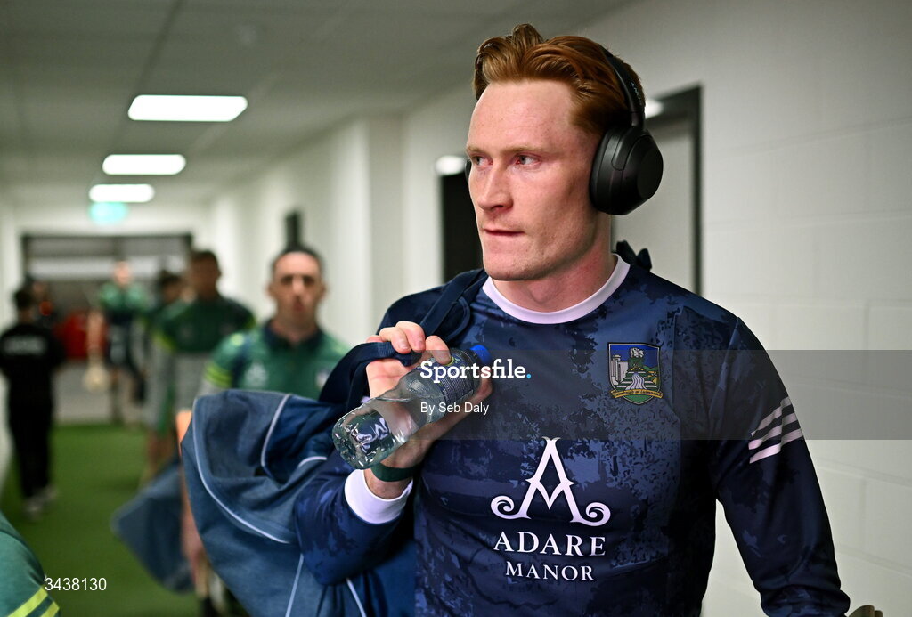 26 April 2026; William O'Donoghue of Limerick before the Munster GAA Senior Hurling Championship Round 2 match between Cork and Limerick at SuperValu Páirc Uí Chaoimh in Cork. Photo by Seb Daly/Sportsfile