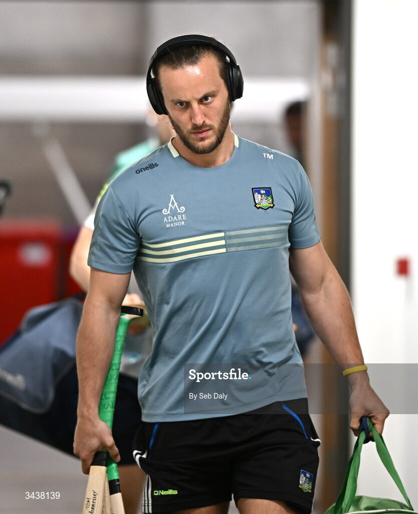 26 April 2026; Tom Morrissey of Limerick before the Munster GAA Senior Hurling Championship Round 2 match between Cork and Limerick at SuperValu Páirc Uí Chaoimh in Cork. Photo by Seb Daly/Sportsfile