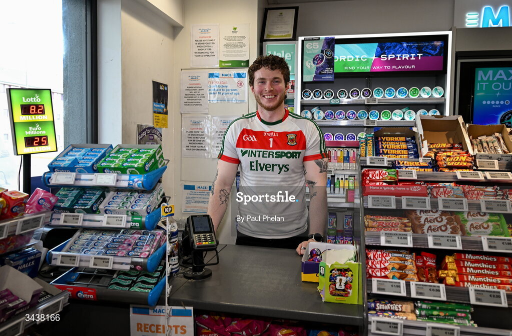 26 April 2026; Mace Shopkeeeper and Mayo supporter Niall Staunton before the Connacht GAA Football Senior Championship semi-final match between Mayo and Roscommon at Hastings Insurance MacHale Park in Castlebar, Mayo. Photo by Paul Phelan/Sportsfile