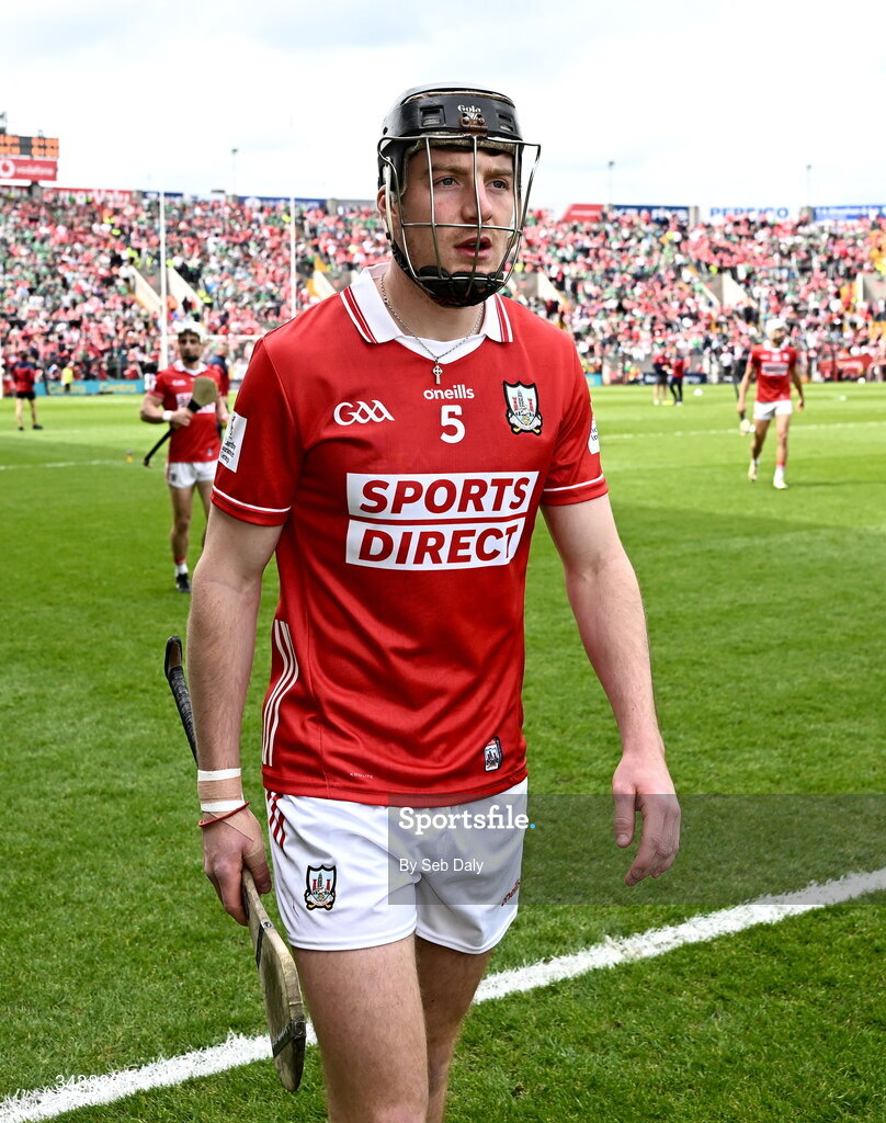 26 April 2026; Eoin Downey of Cork before the Munster GAA Senior Hurling Championship Round 2 match between Cork and Limerick at SuperValu Páirc Uí Chaoimh in Cork. Photo by Seb Daly/Sportsfile