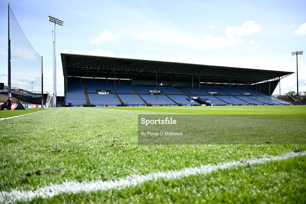 26 April 2026; A general view of the pitch before the Connacht GAA Football Senior Championship semi-final match between Mayo and Roscommon at Hastings Insurance MacHale Park in Castlebar, Mayo. Photo by Piaras Ó Mídheach/Sportsfile