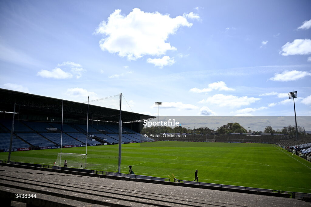 26 April 2026; A general view of the pitch before the Connacht GAA Football Senior Championship semi-final match between Mayo and Roscommon at Hastings Insurance MacHale Park in Castlebar, Mayo. Photo by Piaras Ó Mídheach/Sportsfile