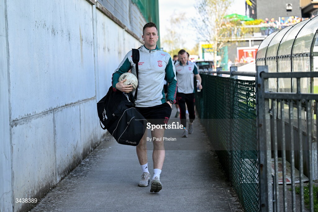 26 April 2026; Cillian O'Connor of Mayo arrives before the Connacht GAA Football Senior Championship semi-final match between Mayo and Roscommon at Hastings Insurance MacHale Park in Castlebar, Mayo. Photo by Paul Phelan/Sportsfile