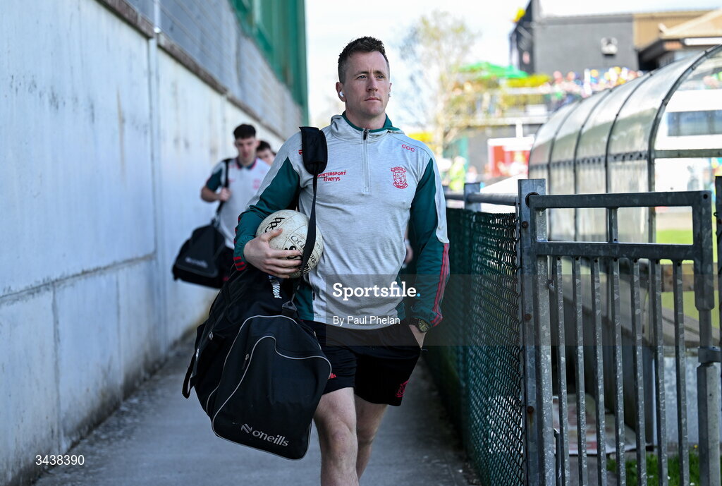 26 April 2026; Cillian O'Connor of Mayo arrives before the Connacht GAA Football Senior Championship semi-final match between Mayo and Roscommon at Hastings Insurance MacHale Park in Castlebar, Mayo. Photo by Paul Phelan/Sportsfile