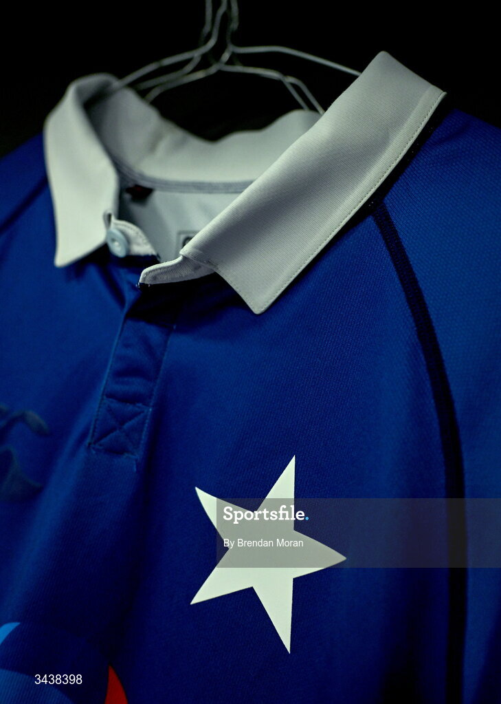 26 April 2026; Jerseys in the St Mary's dressingroom before the Energia Men's All-Ireland League Division 1A final match between Clontarf FC and St Mary's College RFC at the Aviva Stadium in Dublin. Photo by Brendan Moran/Sportsfile