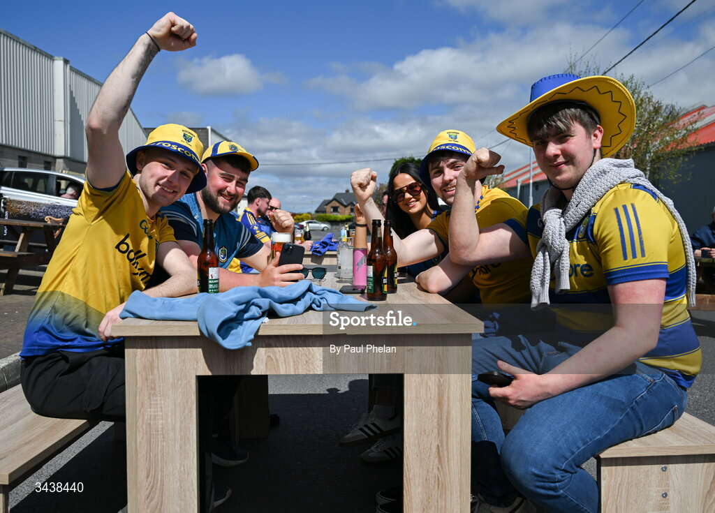 26 April 2026; Roscommon supporters before the Connacht GAA Football Senior Championship semi-final match between Mayo and Roscommon at Hastings Insurance MacHale Park in Castlebar, Mayo. Photo by Paul Phelan/Sportsfile