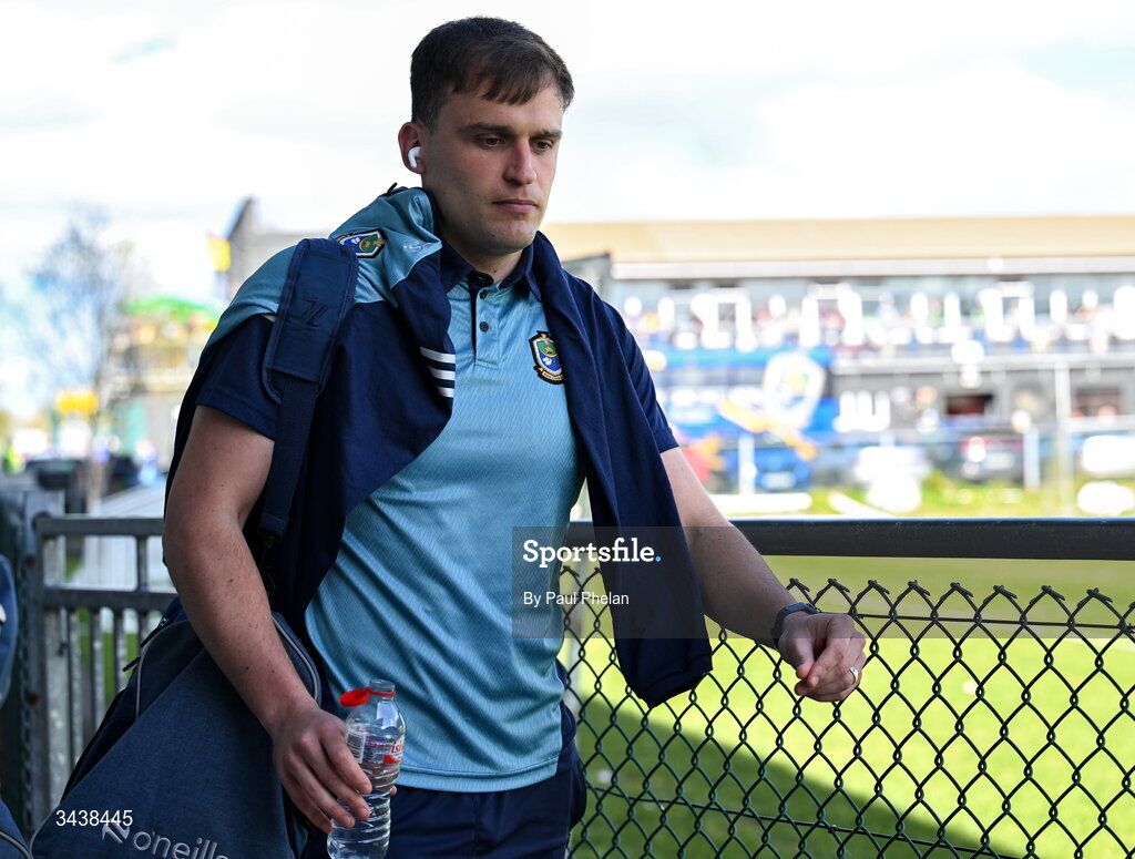 26 April 2026; Enda Smith of Roscommon arrives before the Connacht GAA Football Senior Championship semi-final match between Mayo and Roscommon at Hastings Insurance MacHale Park in Castlebar, Mayo. Photo by Paul Phelan/Sportsfile