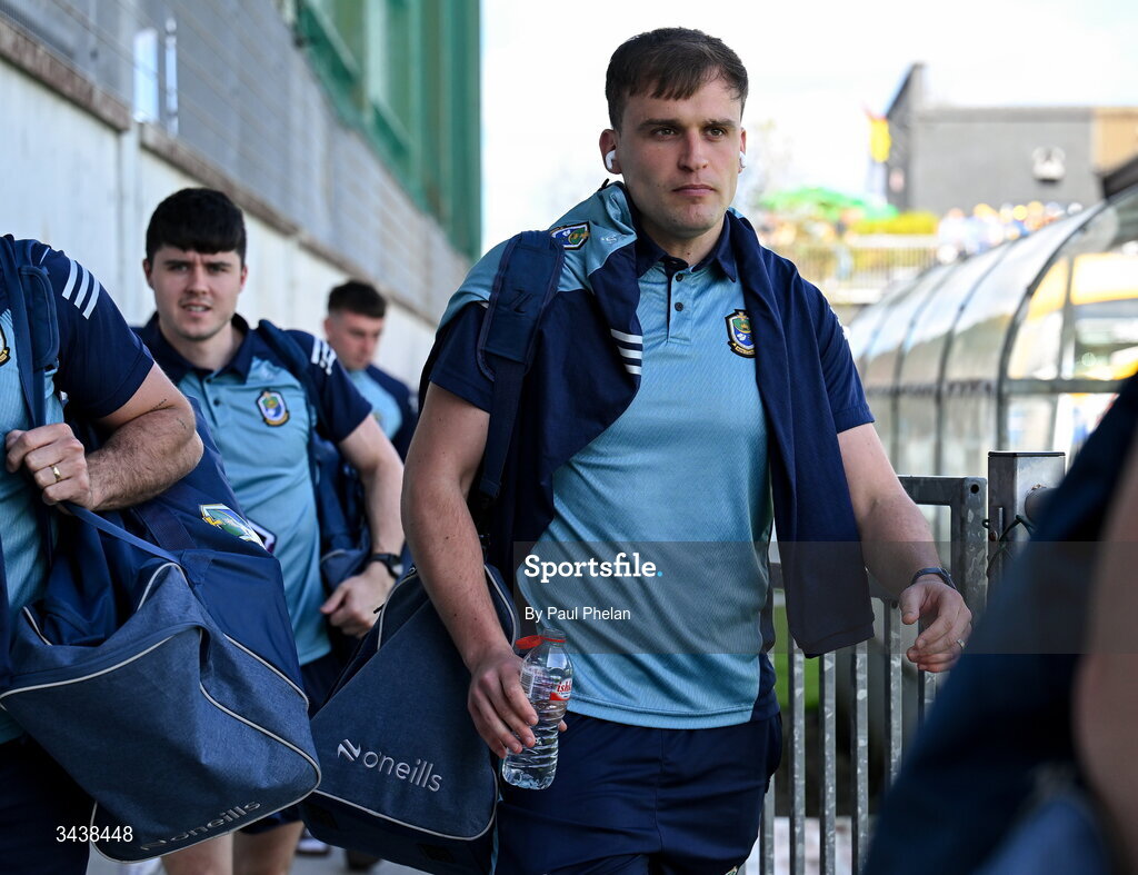 26 April 2026; Enda Smith of Roscommon arrives before the Connacht GAA Football Senior Championship semi-final match between Mayo and Roscommon at Hastings Insurance MacHale Park in Castlebar, Mayo. Photo by Paul Phelan/Sportsfile