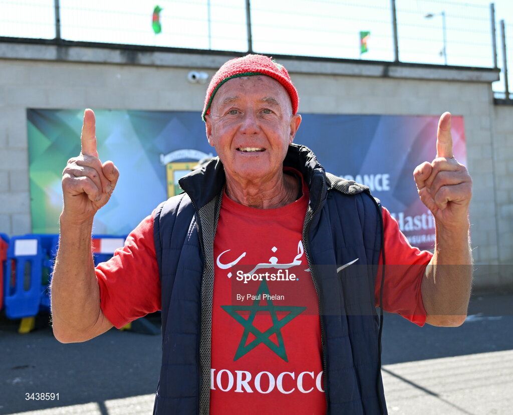 26 April 2026; Mayo supporter JJ Costello before the Connacht GAA Football Senior Championship semi-final match between Mayo and Roscommon at Hastings Insurance MacHale Park in Castlebar, Mayo. Photo by Paul Phelan/Sportsfile