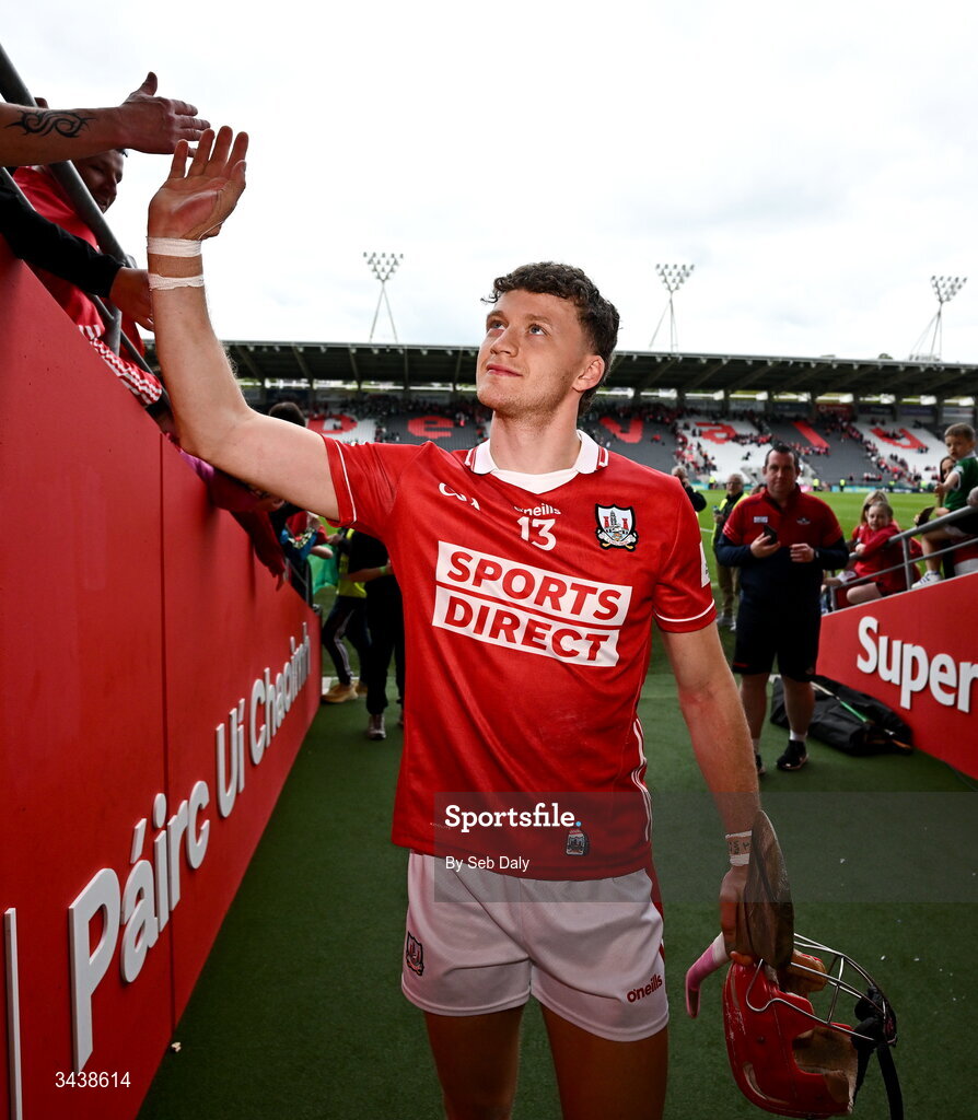 26 April 2026; Alan Connolly of Cork after his side's victory in the Munster GAA Senior Hurling Championship Round 2 match between Cork and Limerick at SuperValu Páirc Uí Chaoimh in Cork. Photo by Seb Daly/Sportsfile