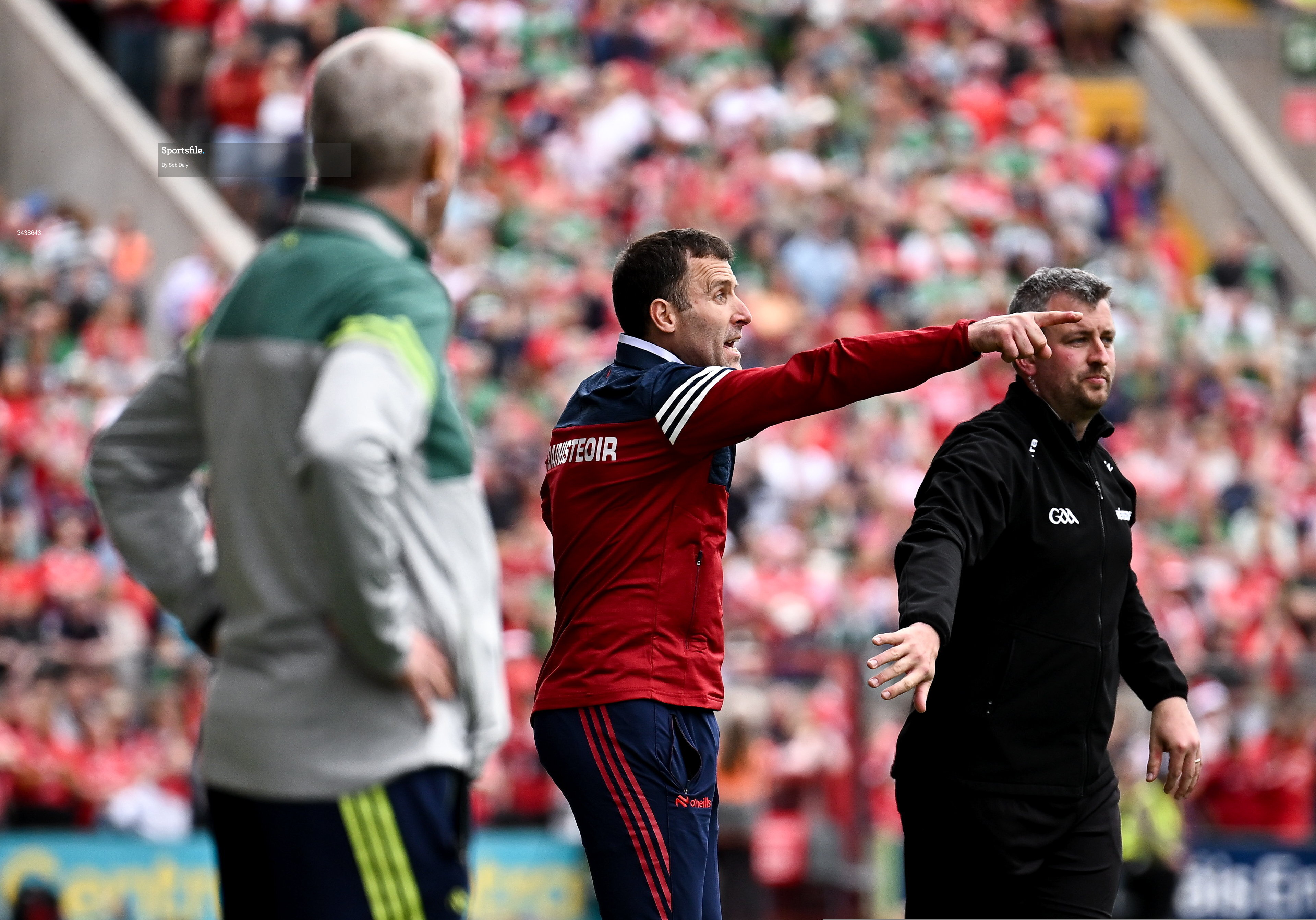 26 April 2026; Cork manager Ben O'Connor during the Munster GAA Senior Hurling Championship Round 2 match between Cork and Limerick at SuperValu Páirc Uí Chaoimh in Cork. Photo by Seb Daly/Sportsfile