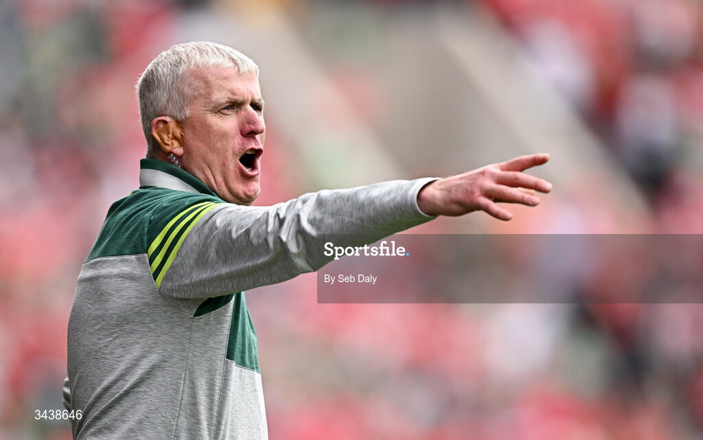 26 April 2026; Limerick manager John Kiely during the Munster GAA Senior Hurling Championship Round 2 match between Cork and Limerick at SuperValu Páirc Uí Chaoimh in Cork. Photo by Seb Daly/Sportsfile