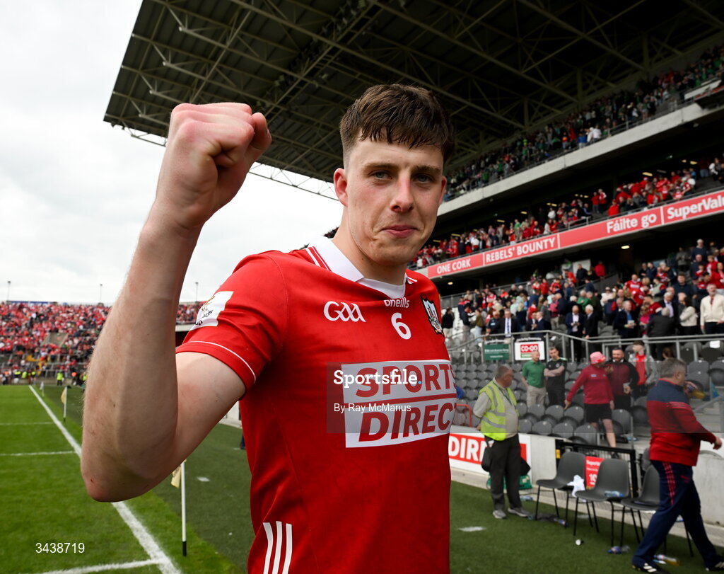 26 April 2026; Robert Downey of Cork after the Munster GAA Senior Hurling Championship Round 2 match between Cork and Limerick at SuperValu Páirc Uí Chaoimh in Cork. Photo by Ray McManus/Sportsfile