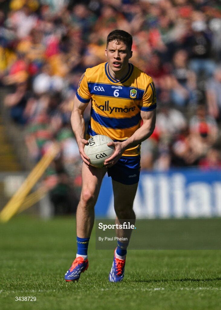 26 April 2026; Ronan Daly of Roscommon during the Connacht GAA Football Senior Championship semi-final match between Mayo and Roscommon at Hastings Insurance MacHale Park in Castlebar, Mayo. Photo by Paul Phelan/Sportsfile