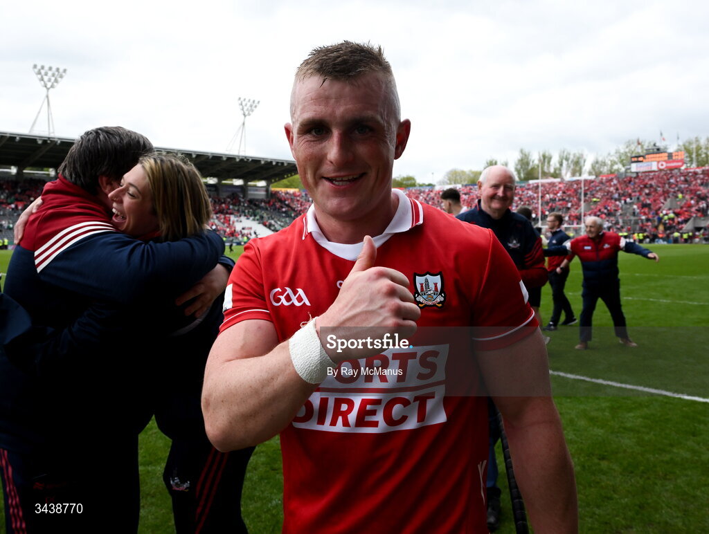 26 April 2026; Tommy O'Connell of Cork after the Munster GAA Senior Hurling Championship Round 2 match between Cork and Limerick at SuperValu Páirc Uí Chaoimh in Cork. Photo by Ray McManus/Sportsfile