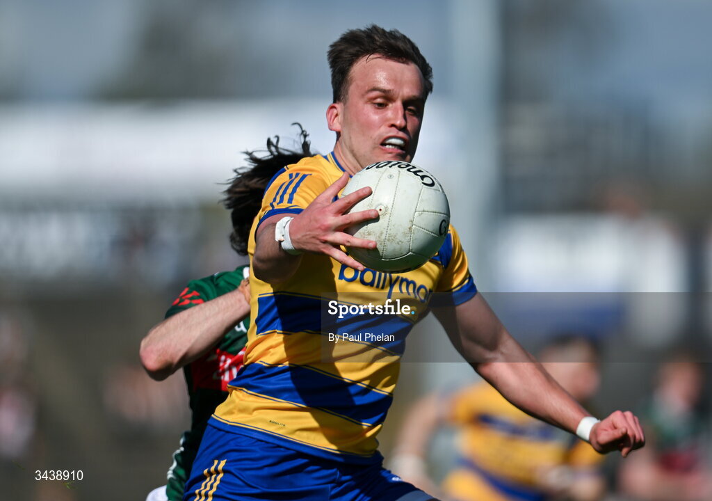 26 April 2026; Enda Smith of Roscommon during the Connacht GAA Football Senior Championship semi-final match between Mayo and Roscommon at Hastings Insurance MacHale Park in Castlebar, Mayo. Photo by Paul Phelan/Sportsfile