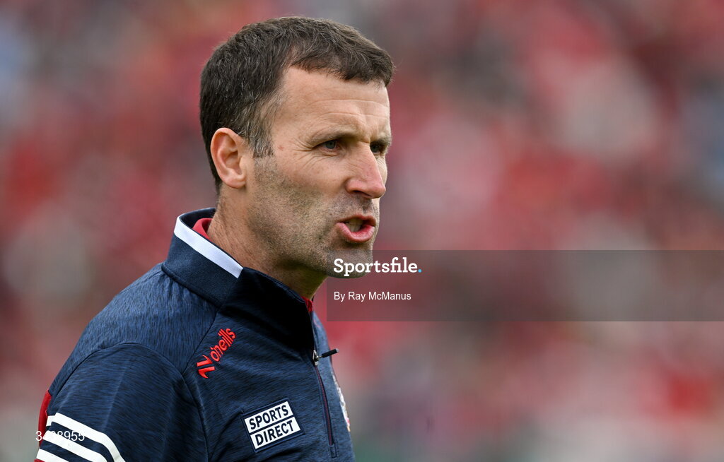 26 April 2026; Cork manager Ben O'Connor before the Munster GAA Senior Hurling Championship Round 2 match between Cork and Limerick at SuperValu Páirc Uí Chaoimh in Cork. Photo by Ray McManus/Sportsfile