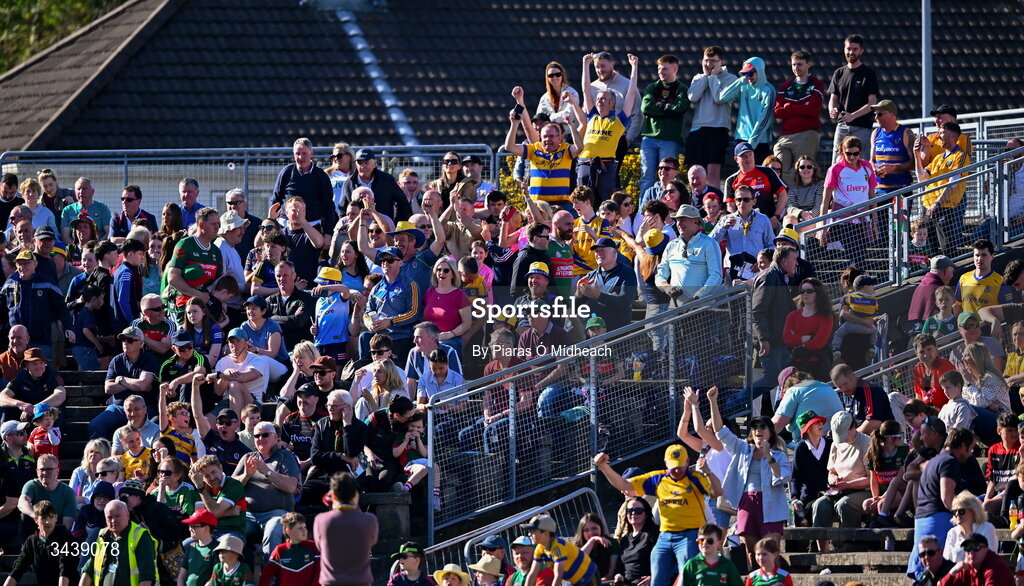 26 April 2026; Supporters during the Connacht GAA Football Senior Championship semi-final match between Mayo and Roscommon at Hastings Insurance MacHale Park in Castlebar, Mayo. Photo by Piaras Ó Mídheach/Sportsfile