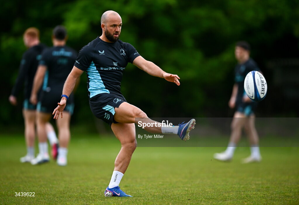 27 April 2026; Jamison Gibson-Park during a Leinster Rugby squad training session at Rosemount in UCD, Dublin. Photo by Tyler Miller/Sportsfile