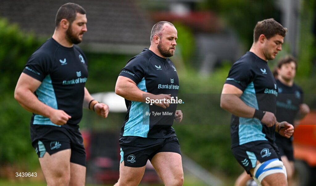 27 April 2026; Ed Byrne during a Leinster Rugby squad training session at Rosemount in UCD, Dublin. Photo by Tyler Miller/Sportsfile