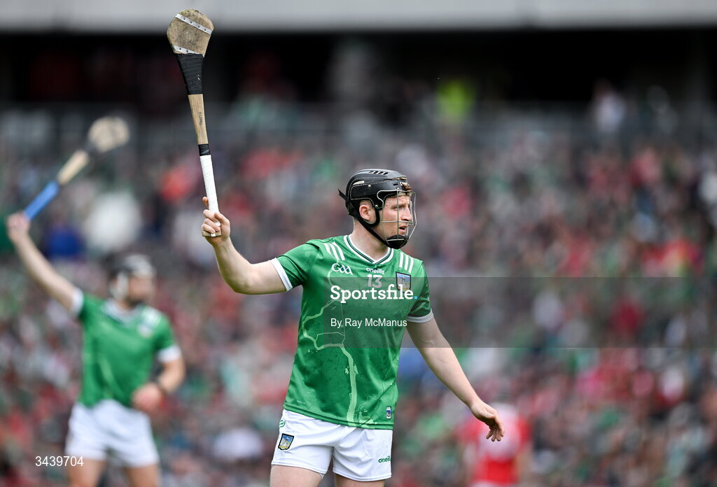 26 April 2026; Peter Casey of Limerick during the Munster GAA Senior Hurling Championship Round 2 match between Cork and Limerick at SuperValu Páirc Uí Chaoimh in Cork. Photo by Ray McManus/Sportsfile