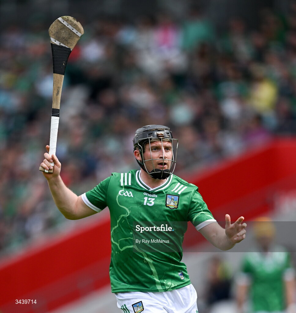26 April 2026; Peter Casey of Limerick during the Munster GAA Senior Hurling Championship Round 2 match between Cork and Limerick at SuperValu Páirc Uí Chaoimh in Cork. Photo by Ray McManus/Sportsfile