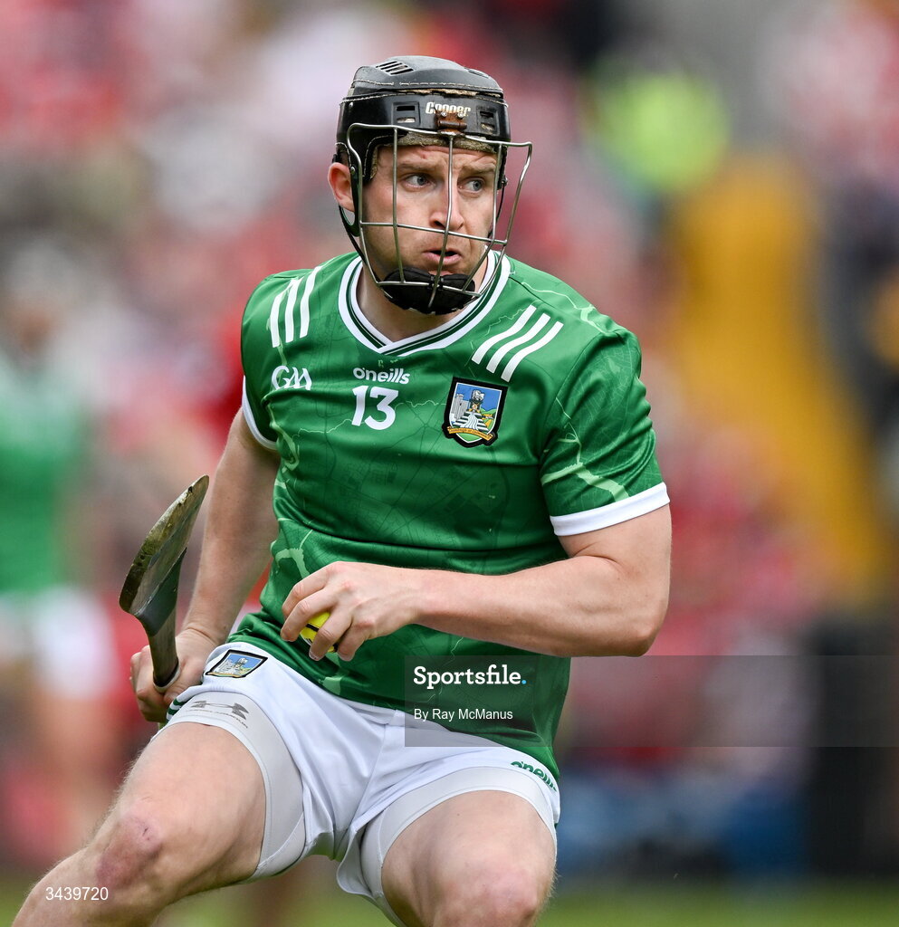 26 April 2026; Peter Casey of Limerick during the Munster GAA Senior Hurling Championship Round 2 match between Cork and Limerick at SuperValu Páirc Uí Chaoimh in Cork. Photo by Ray McManus/Sportsfile