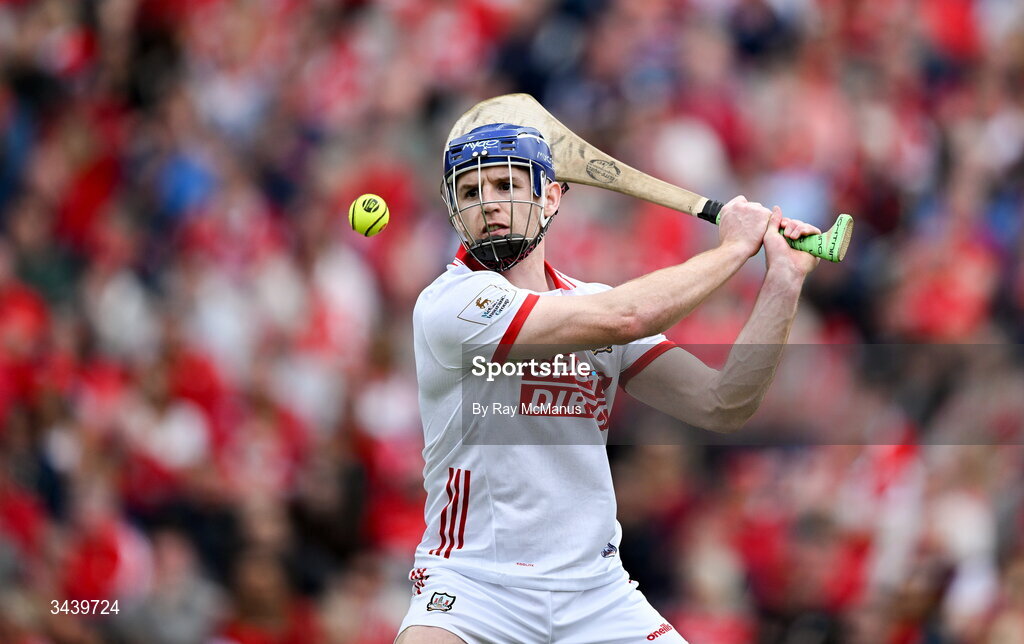 26 April 2026; Cork goalkeeper Patrick Collins during the Munster GAA Senior Hurling Championship Round 2 match between Cork and Limerick at SuperValu Páirc Uí Chaoimh in Cork. Photo by Ray McManus/Sportsfile