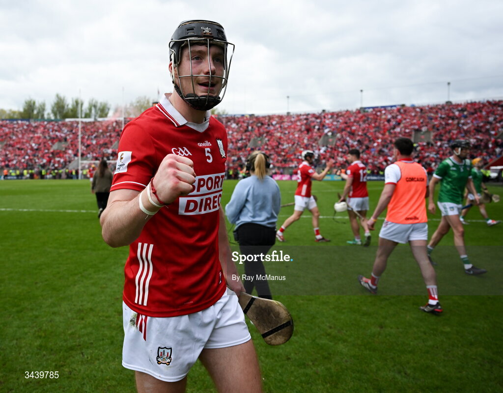 26 April 2026; Eoin Downey of Cork after the Munster GAA Senior Hurling Championship Round 2 match between Cork and Limerick at SuperValu Páirc Uí Chaoimh in Cork. Photo by Ray McManus/Sportsfile